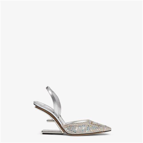 fendi silver heels|Fendi online outlet.